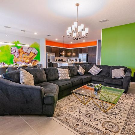 Luxury 12 Bedrooms Pool House 10 Min To Disney4630 Kissimmee Luaran gambar