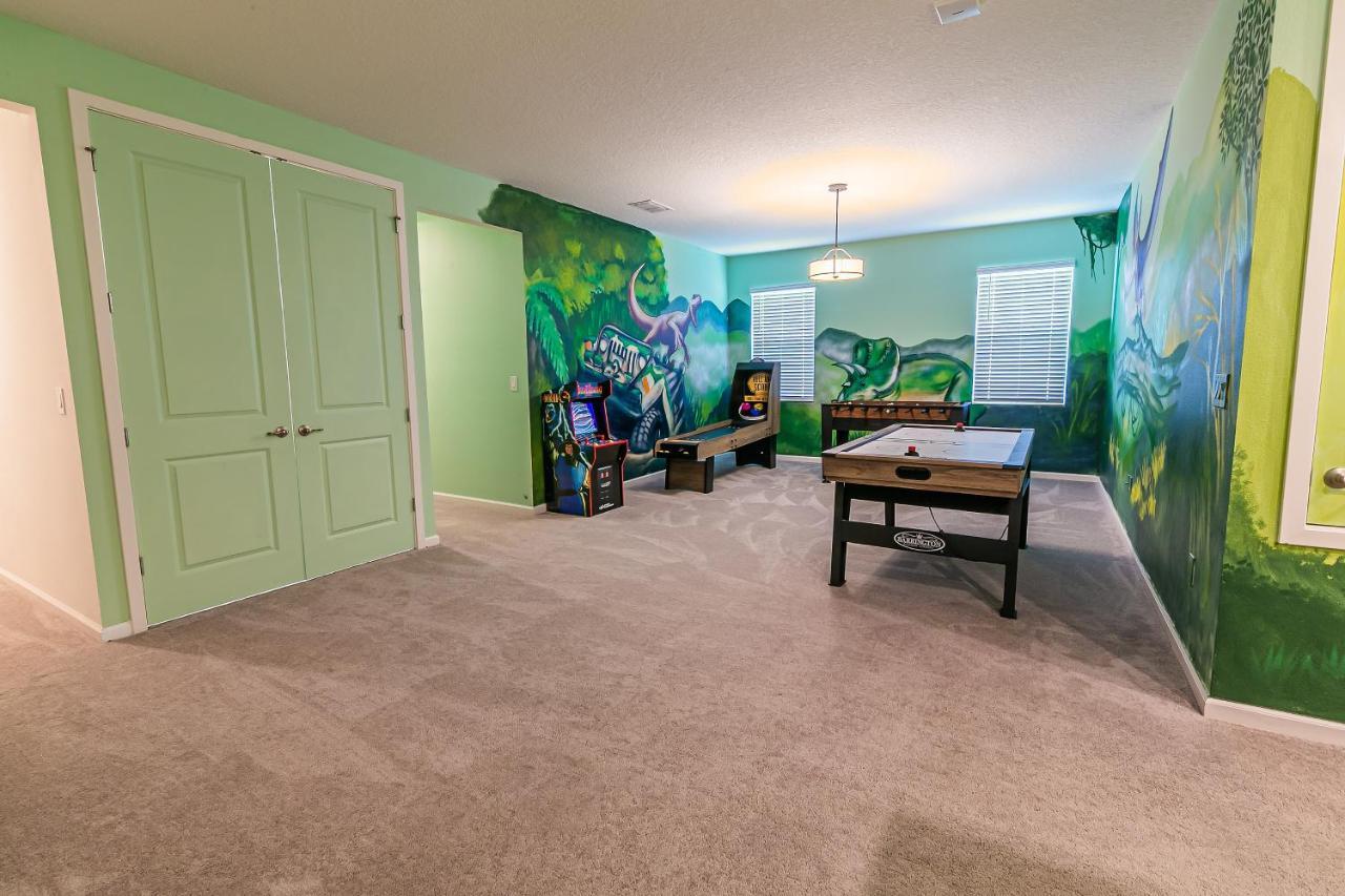 Luxury 12 Bedrooms Pool House 10 Min To Disney4630 Kissimmee Luaran gambar