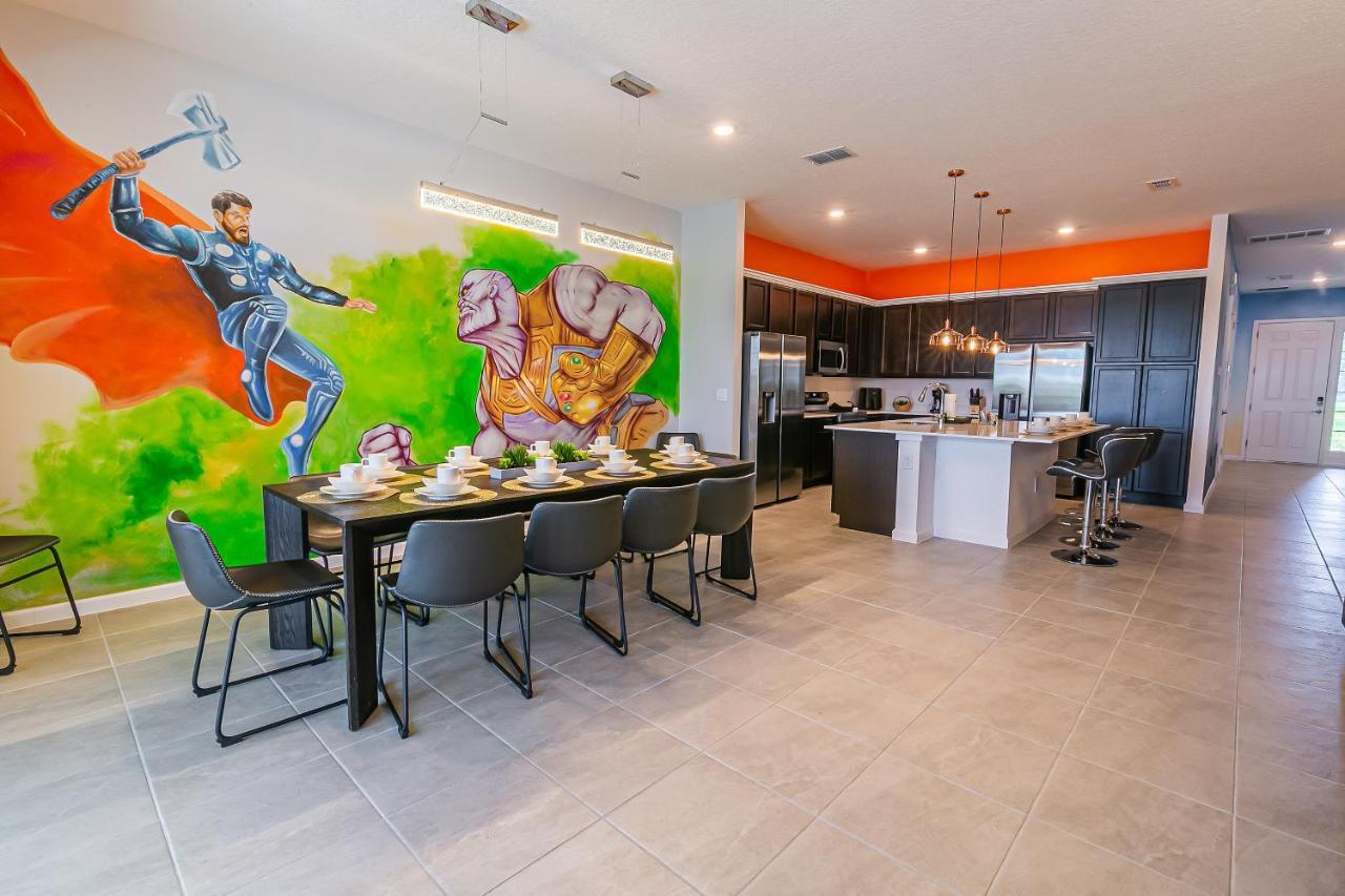 Luxury 12 Bedrooms Pool House 10 Min To Disney4630 Kissimmee Luaran gambar